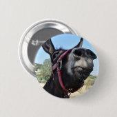 ロバが大好き！ 缶バッジ (正面&裏面)