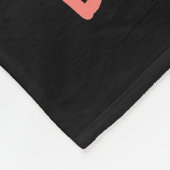 ロバが好き フリースブランケット (角)