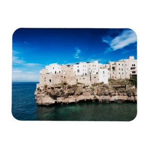 ロバがPugliaで崖で収容するPolignano マグネット