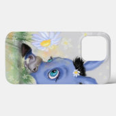 ロバとデイジーのiPhoneケース Case-Mate iPhoneケース (裏面 (横))