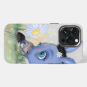 ロバとデイジーのiPhoneケース iPhoneケース (裏面横)