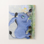 ロバとデイジーパズルギフト – 絵画s ジグソーパズル (縦)