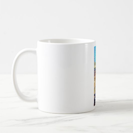 ロバとバラクロス コーヒーマグカップ (左)