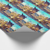 ロバとバラクロス ラッピングペーパー (角)