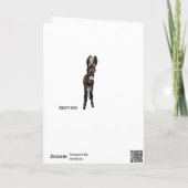 ロバとフクロウラブバレンタインカード シーズンカード (裏面)