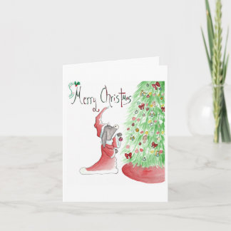 ロバと木 ノートカード