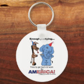 ロバと象は十分に協力した! キーホルダー (正面)