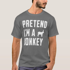ロバになりきって Tシャツ