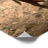 ロバに乗ったベツレヘムの老人 ポスター (角)