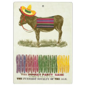 ロバに尾を付ける クリップボード (裏面)