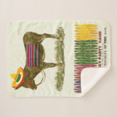 ロバに尾を付ける シェルパブランケット (正面(横))