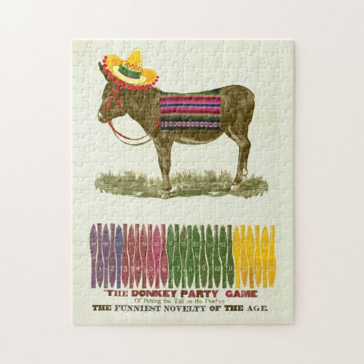 ロバに尾を付ける ジグソーパズル (縦)