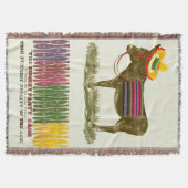 ロバに尾を付ける スローブランケット (正面)