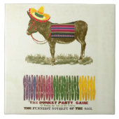 ロバに尾を付ける タイル (正面)