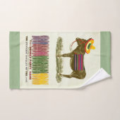 ロバに尾を付ける バスタオルセット (ハンドタオル)