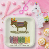 ロバに尾を付ける ペーパープレート (パーティー)