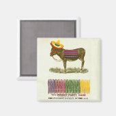 ロバに尾を付ける マグネット (正面/裏面)