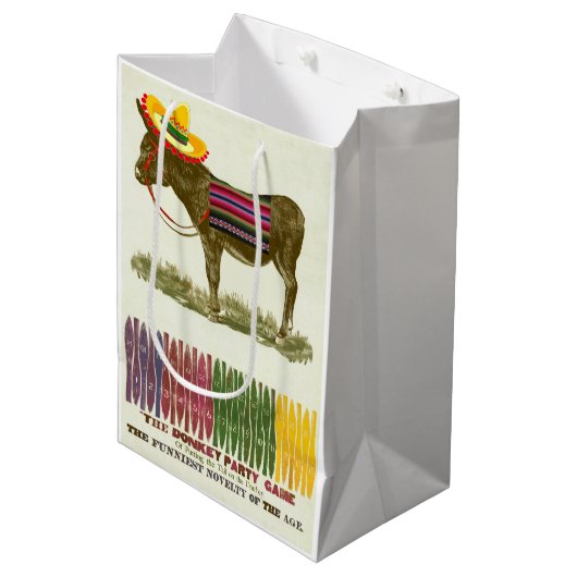 ロバに尾を付ける ミディアムペーパーバッグ (正面アングル)