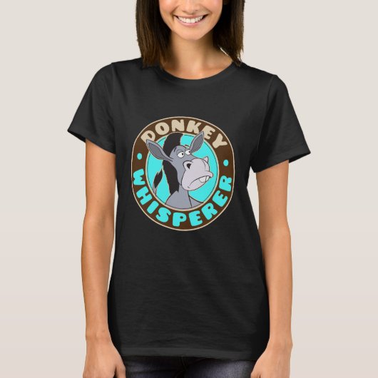 ロバのささやき人 Tシャツ (正面)
