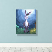 ロバのギフト&アクセサリー キャンバスプリント (インサイチュ (ウッドフロア))