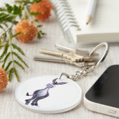 ロバのギフト&アクセサリー キーホルダー (正面右)