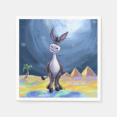 ロバのギフト&アクセサリー スタンダードカクテルナプキン (正面)