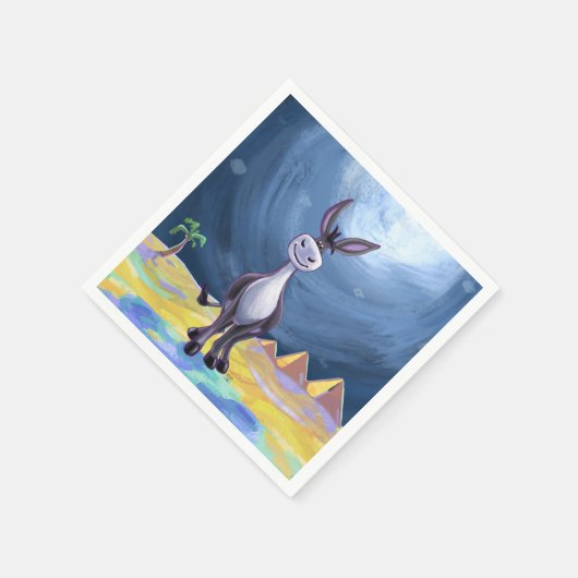 ロバのギフト&アクセサリー スタンダードカクテルナプキン (角)