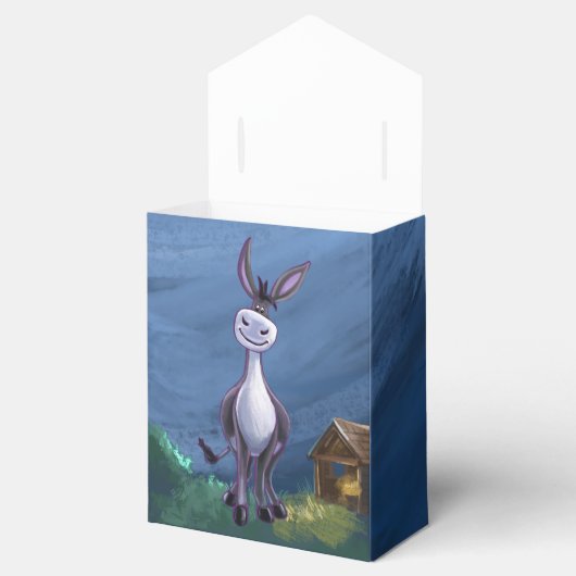 ロバのギフト&アクセサリー フェイバーボックス (オープン)