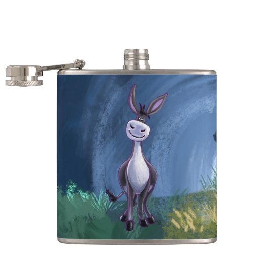 ロバのギフト&アクセサリー フラスク (オープン)