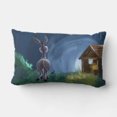 ロバのギフト&アクセサリー ランバークッション (裏面)