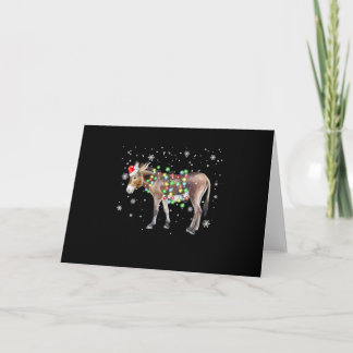 ロバのクリスマスイルミネーション カラー | サンタロバ ギフト カード