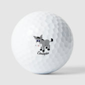 ロバのデザイン ゴルフボール (正面)