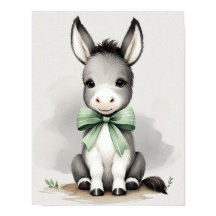 ロバのベビー壁画