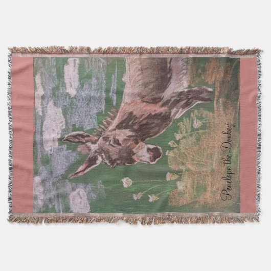 ロバのペネロペ スローブランケット (正面)