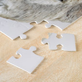 ロバのポートレート ジグソーパズル (側面)