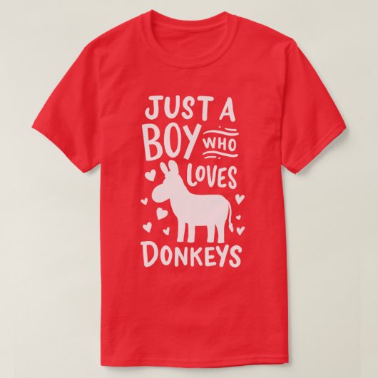 ロバのロバ Tシャツ (デザイン正面)