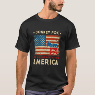 ロバの天然痘 アメリカを破壊する病気 Tシャツ