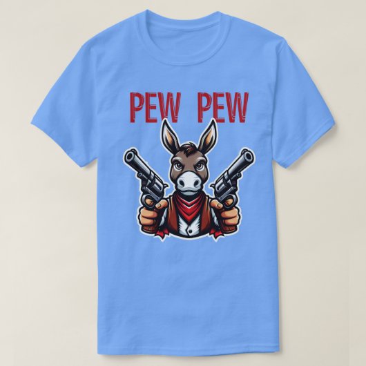 ロバの子犬 Tシャツ (デザイン正面)