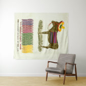 ロバの尾をピンで留める タペストリー (インサイチュ(横))