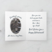 ロバの年 カード (内部)