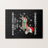 ロバの恋人の贈り物|ハッピーロバのメリークリスマス ジグソーパズル (横)