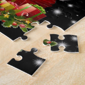 ロバの恋人の贈り物|ハッピーロバのメリークリスマス ジグソーパズル (側面)