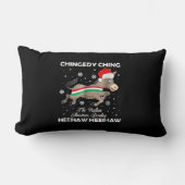 ロバの恋人の贈り物|ハッピーロバのメリークリスマス ランバークッション (正面)