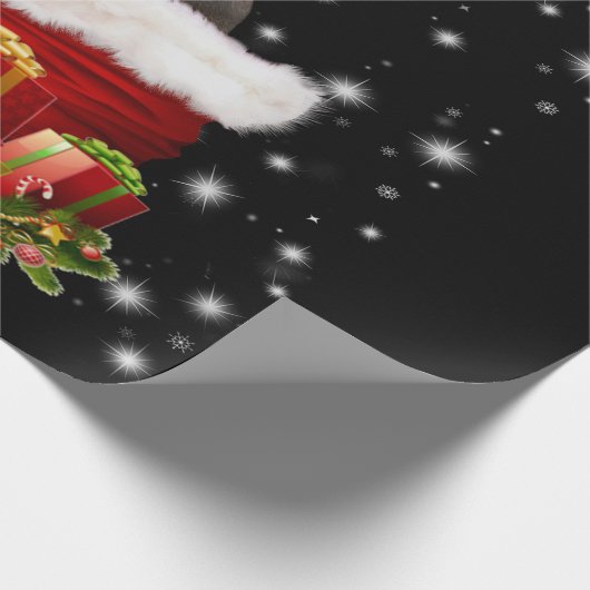 ロバの恋人への贈り物|ロバの楽しいクリスマス ラッピングペーパー (角)