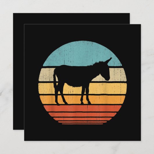 ロバの恋人ギフト |農家ギフトアイディア シーズンカード (正面/裏面)