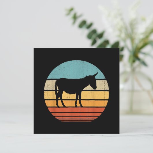 ロバの恋人ギフト |農家ギフトアイディア シーズンカード (スタンド正面)