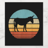 ロバの恋人ギフト |農家ギフトアイディア ワインラベル (シングルラベル)