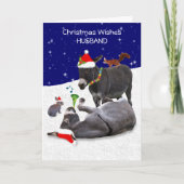 ロバの憂鬱カード（夫） カード (正面)