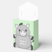 ロバの赤ちゃんシャワーグリーン フェイバーボックス (オープン)