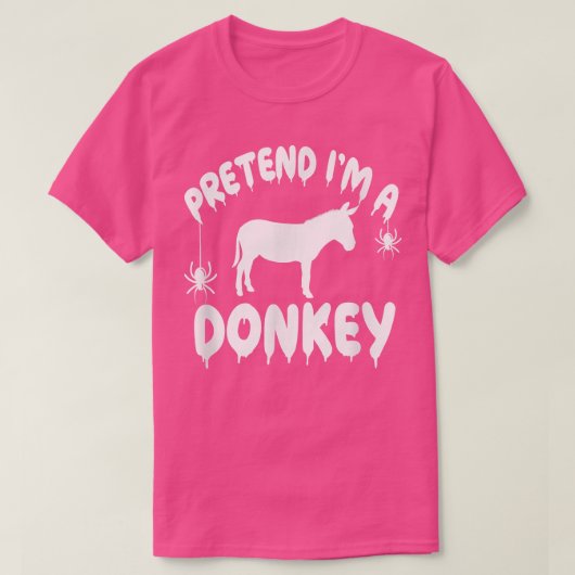 ロバの農家だと思って - 不気味にかわいいシンプルQ Tシャツ (デザイン正面)